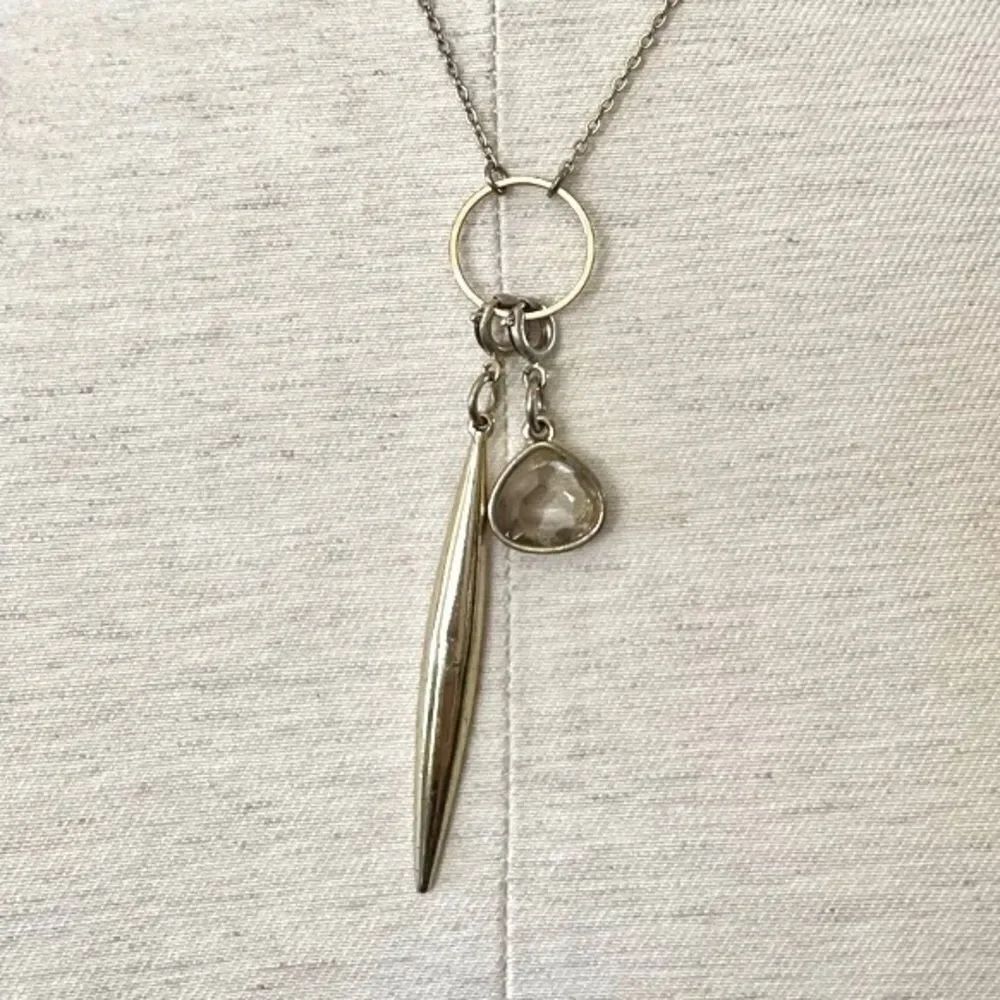 INC gold tone charm necklace